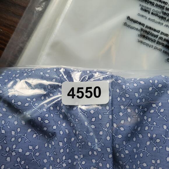 Mizzen+Main Leeward Shirt Mens Large Blue Short Sleeve Trim Fit Performance - Picture 10 of 10